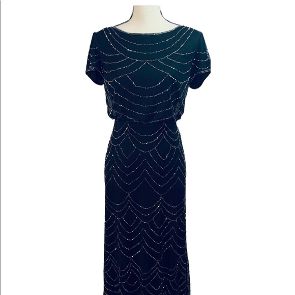 Black Adrianna Papell Formal Dress - Picture 3 of 5